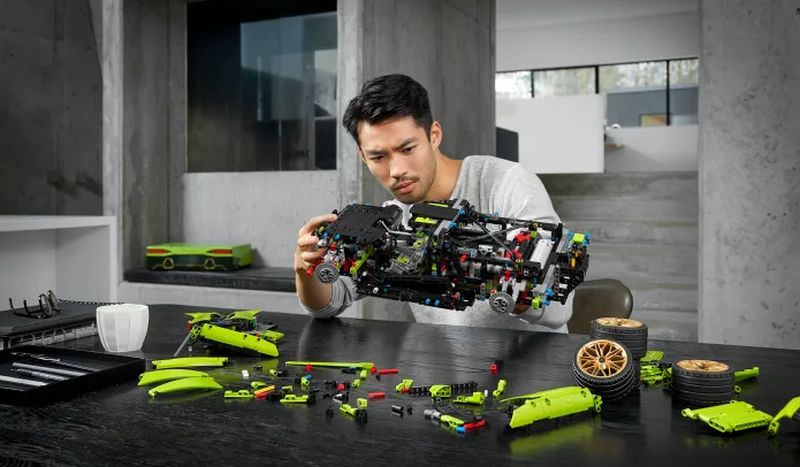 LEGO x Lamborghini Immortalize Sian as 3696-Piece Scale Model