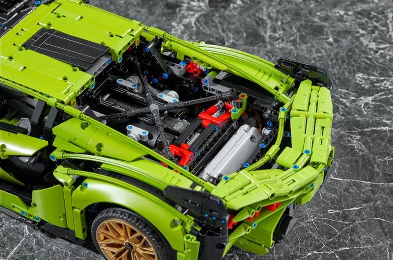 LEGO x Lamborghini Immortalize Sian as 3696-Piece Scale Model
